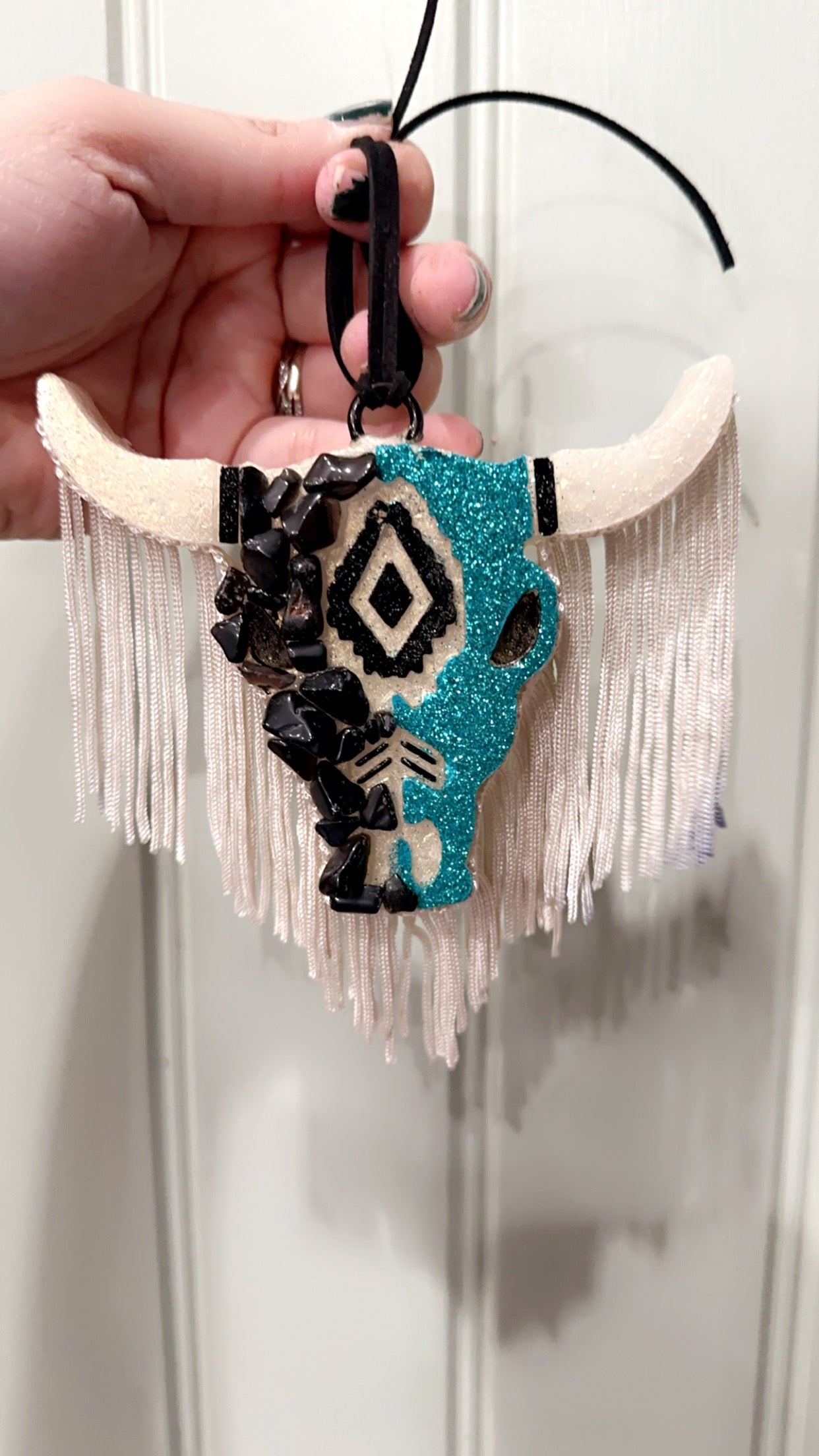 Bull with fringe