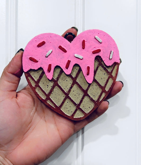 Ice cream heart