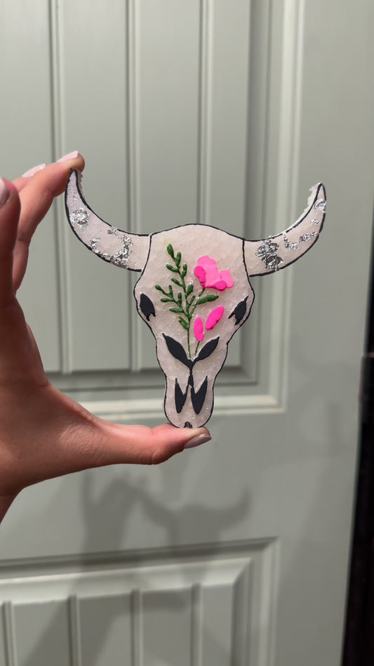 Floral skull