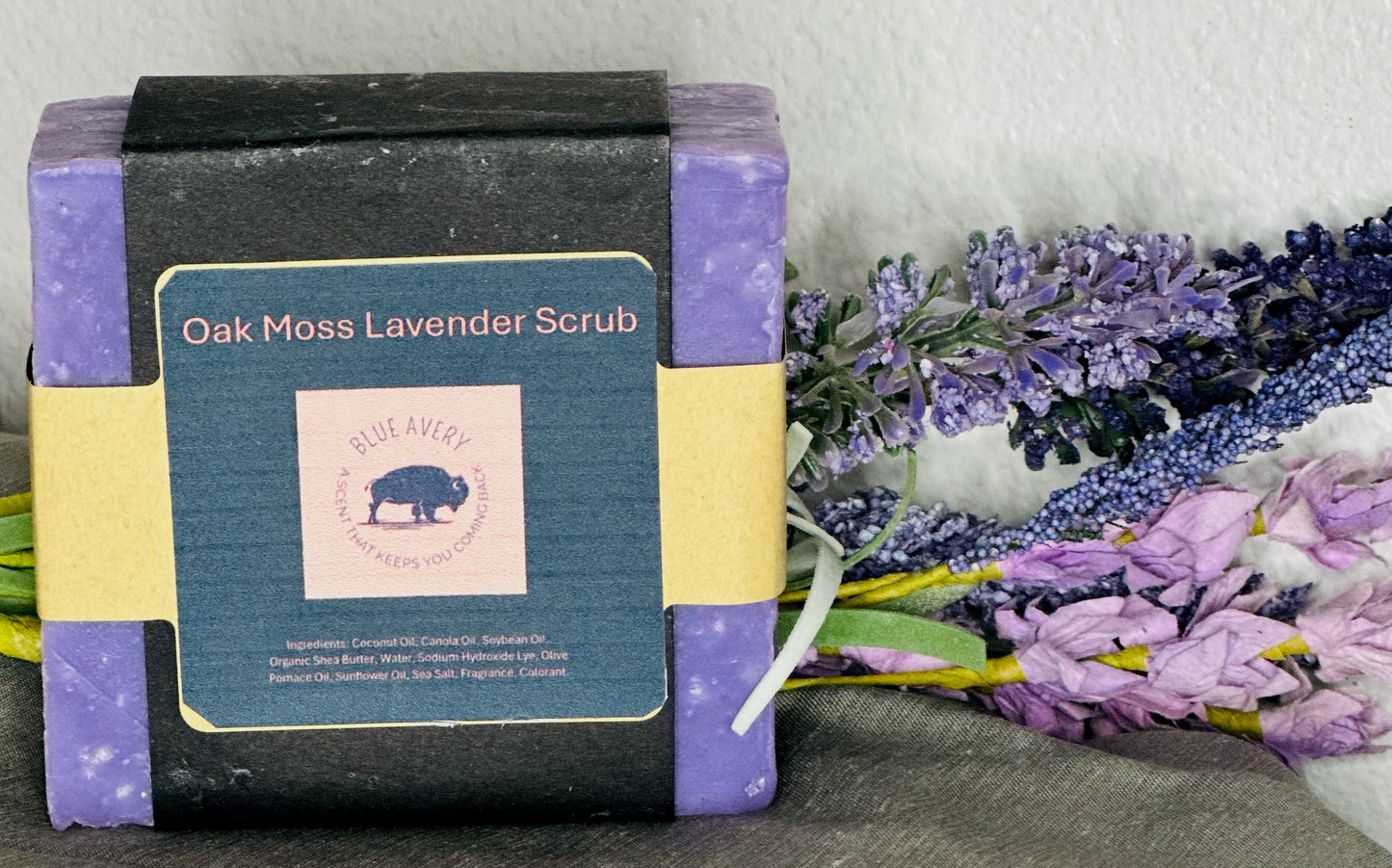 Oak Moss Lavender Scrub